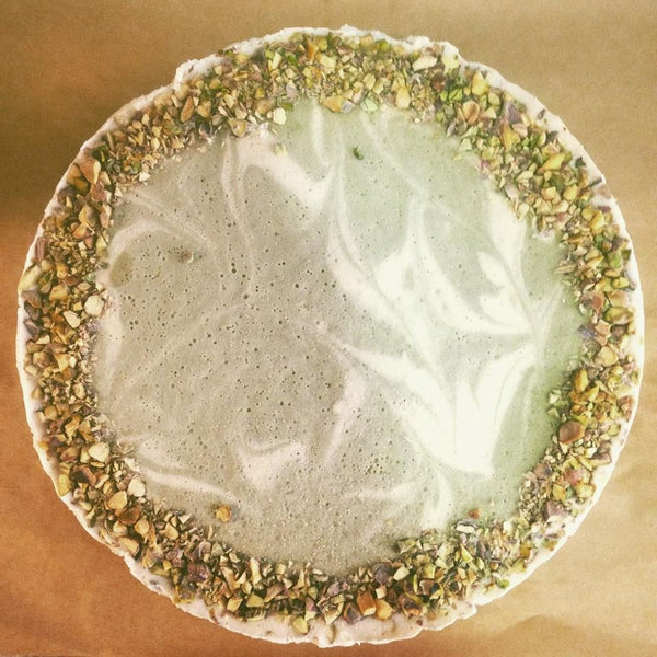 Pistachio & Rose Cheesecake
